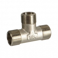 Тройник никель  1/2"(15мм) нар.-нар.-нар.