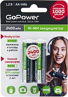 Аккумулятор AA GoPower 2400mAh Ni-Mh  