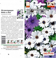Семена Цветы Остеоспермум Небо и лед, 0,1г., Семена Алтая